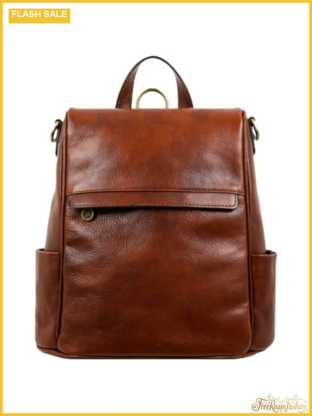 Full-grain Leather Convertible Backpack Purse Handbags for Women Crossbody Bag